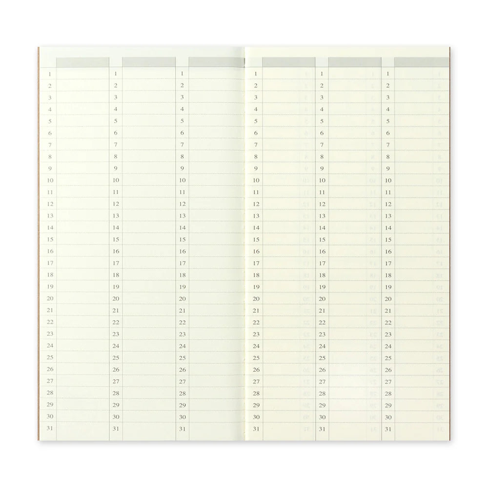 Traveler´s Company - 018. Free Diary Week - Vertical