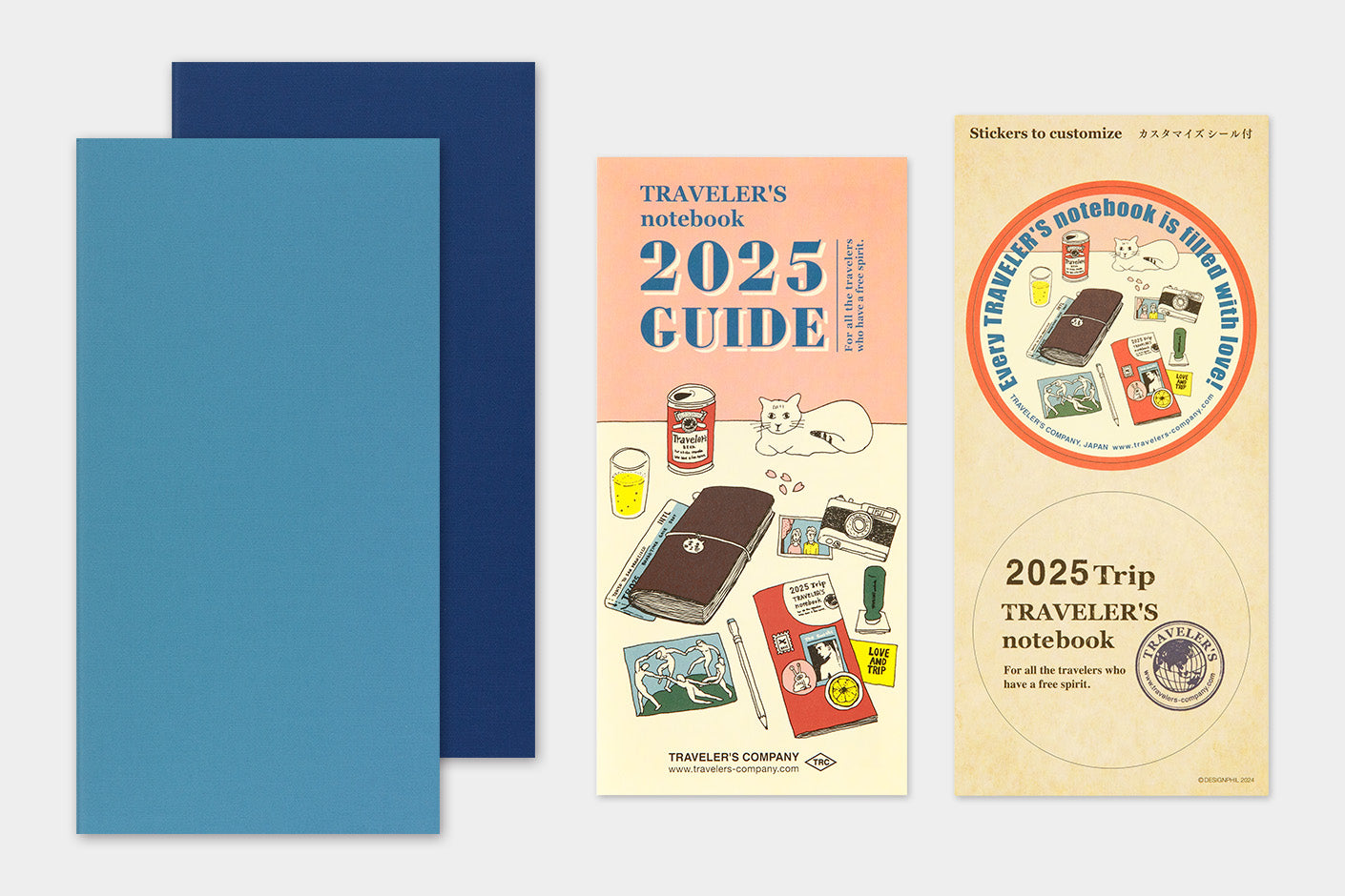 Traveler´s Company - Kalender 2025, Ugentlig + Memo 2. halvår