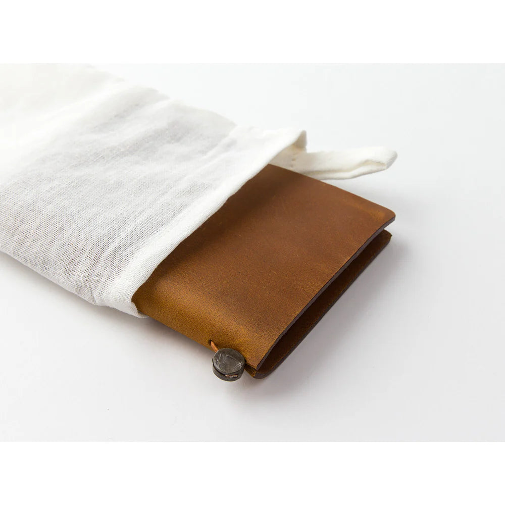 Traveler´s Company - Notebook Camel Passport Size (læderomslag)