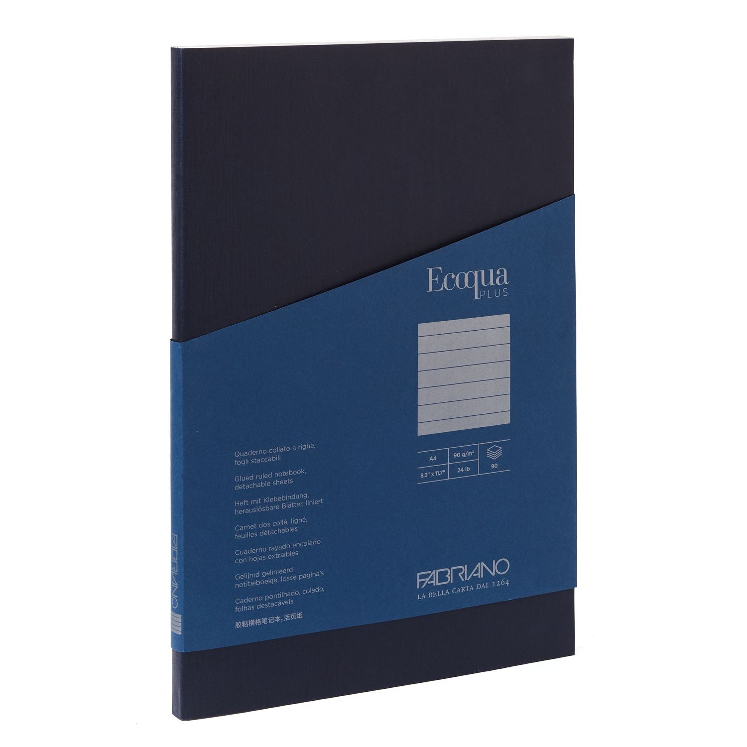 Fabriano - PLUS DARK BLUE LINES GLUED A4