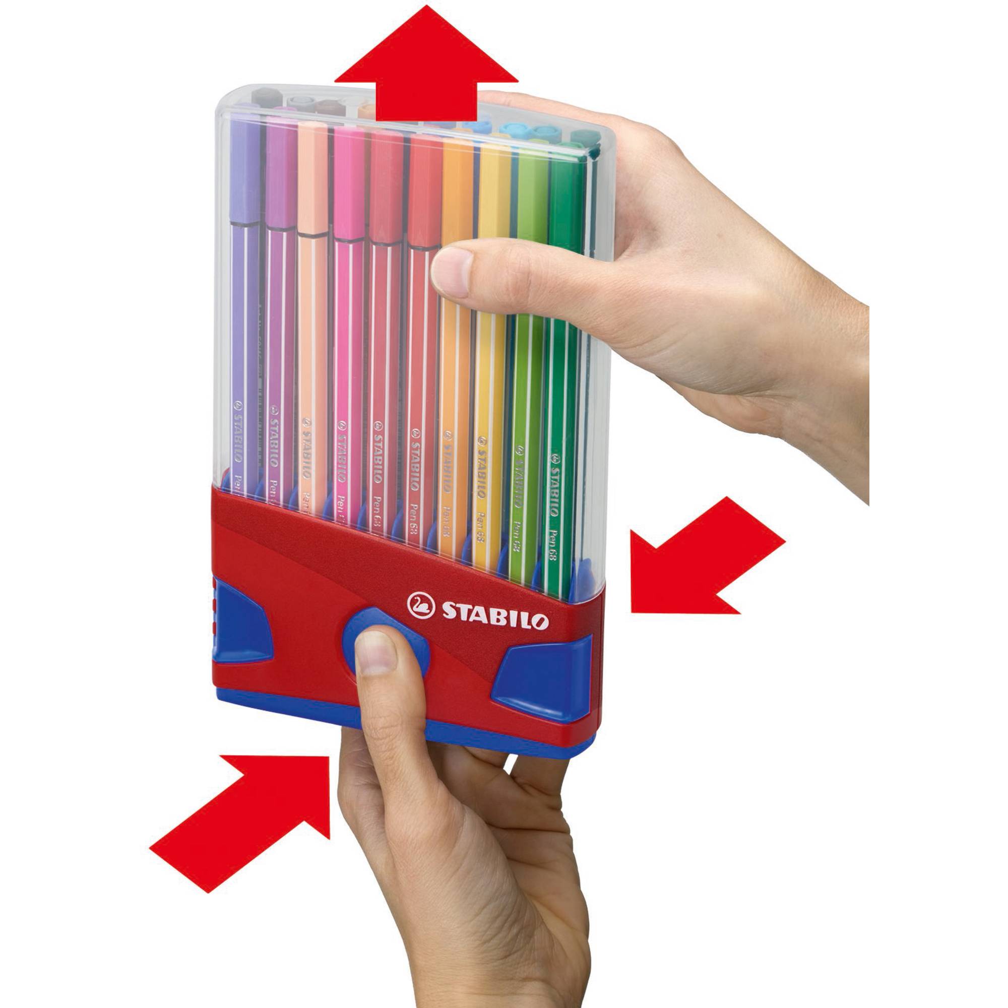 Stabilo Pen 68 ColorParade sæt 20 stk