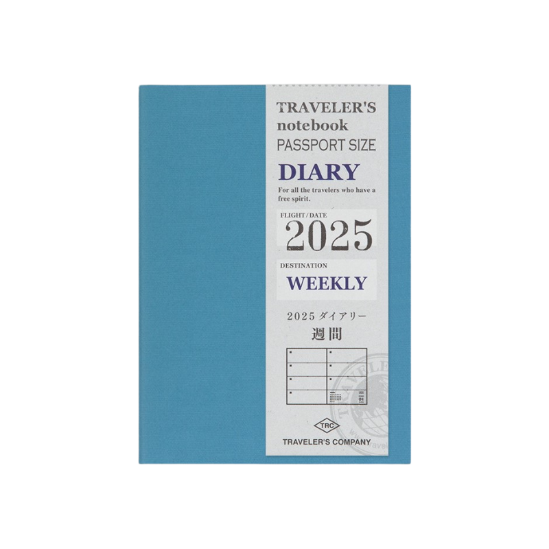 Traveler´s Company - Passport Kalender 2025, Ugentlig 2. halvår