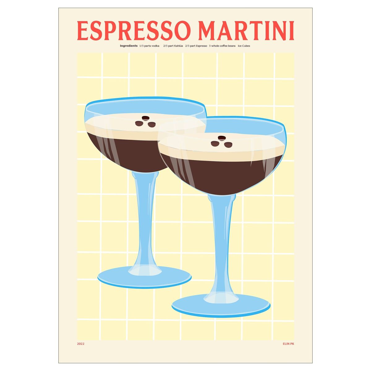 PSTR studio x Elin PK - Espresso Martini