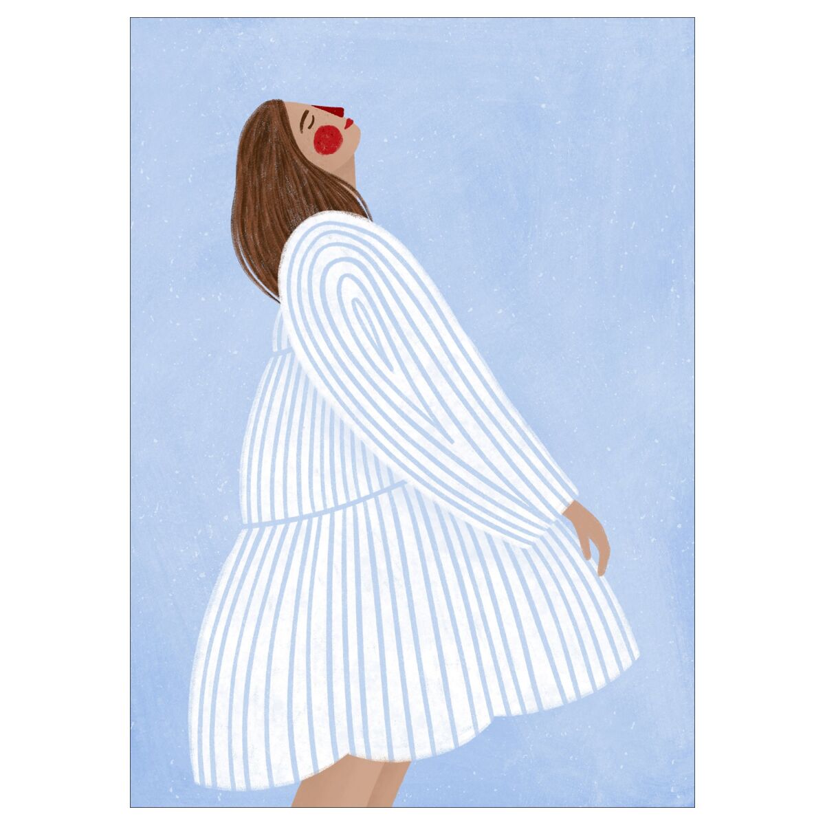Bea Muller The Woman with the Blue Stripes - A5