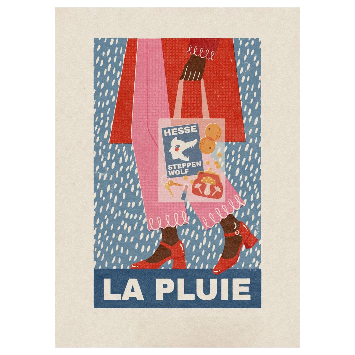 Affordable Art Prints x Julia Leister La Pluie French Style - A5