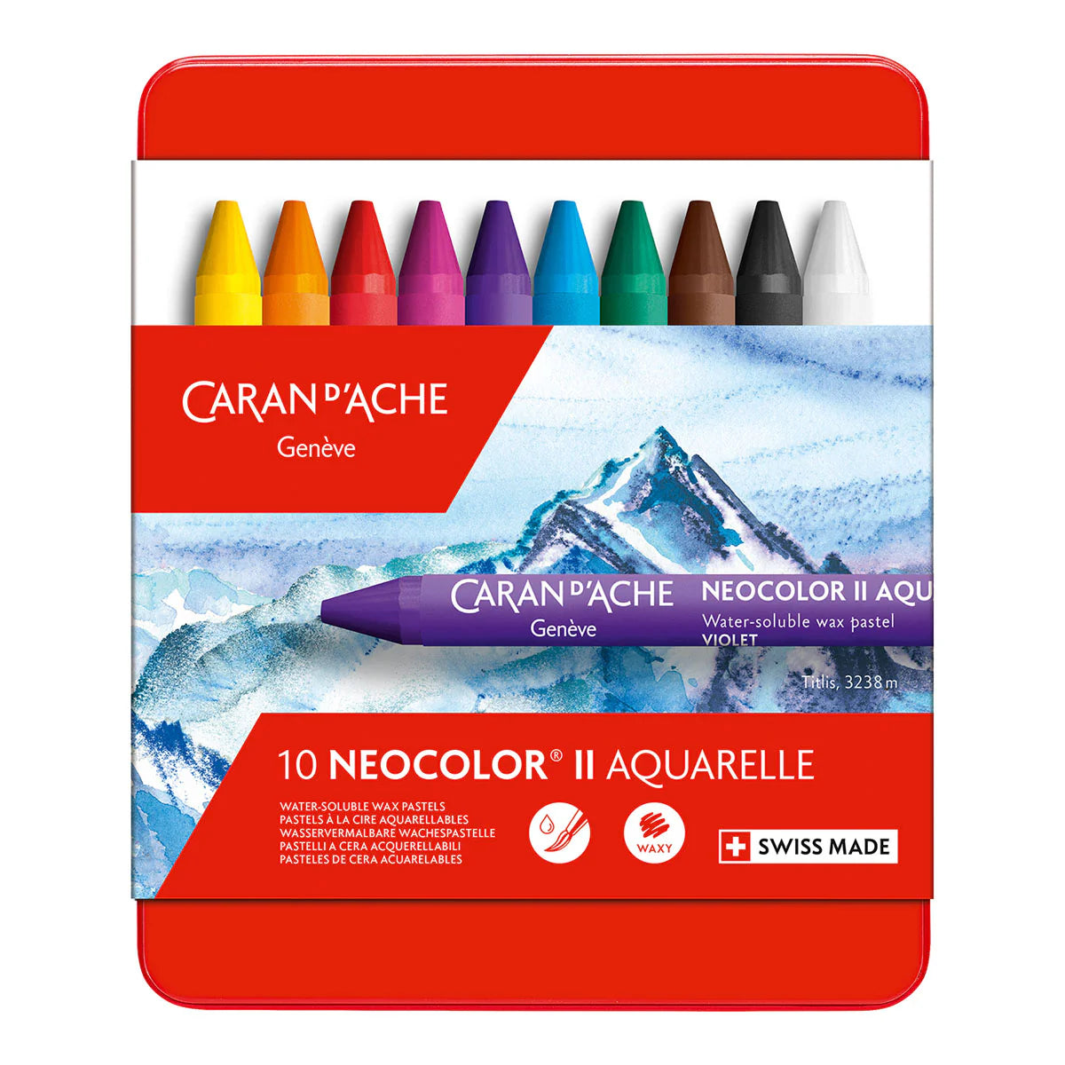 Caran D Ache Neocolor II Sæt 10 stk