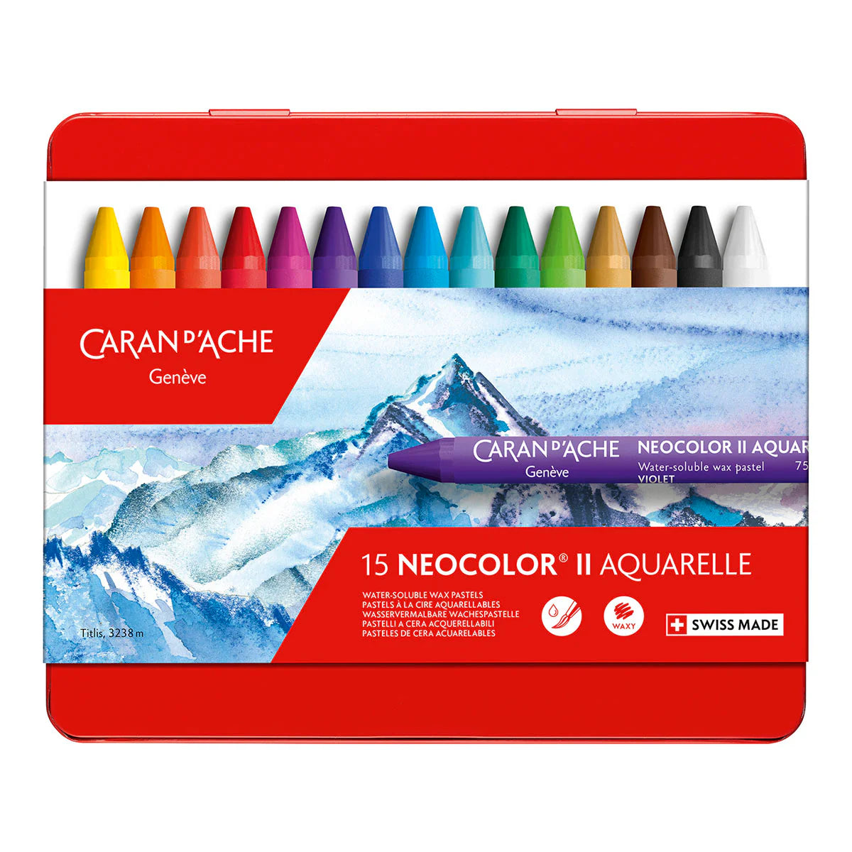 Caran D Ache Neocolor II Sæt 15 stk
