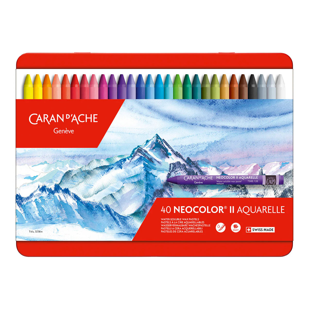 Caran D Ache Neocolor II Sæt 40 stk