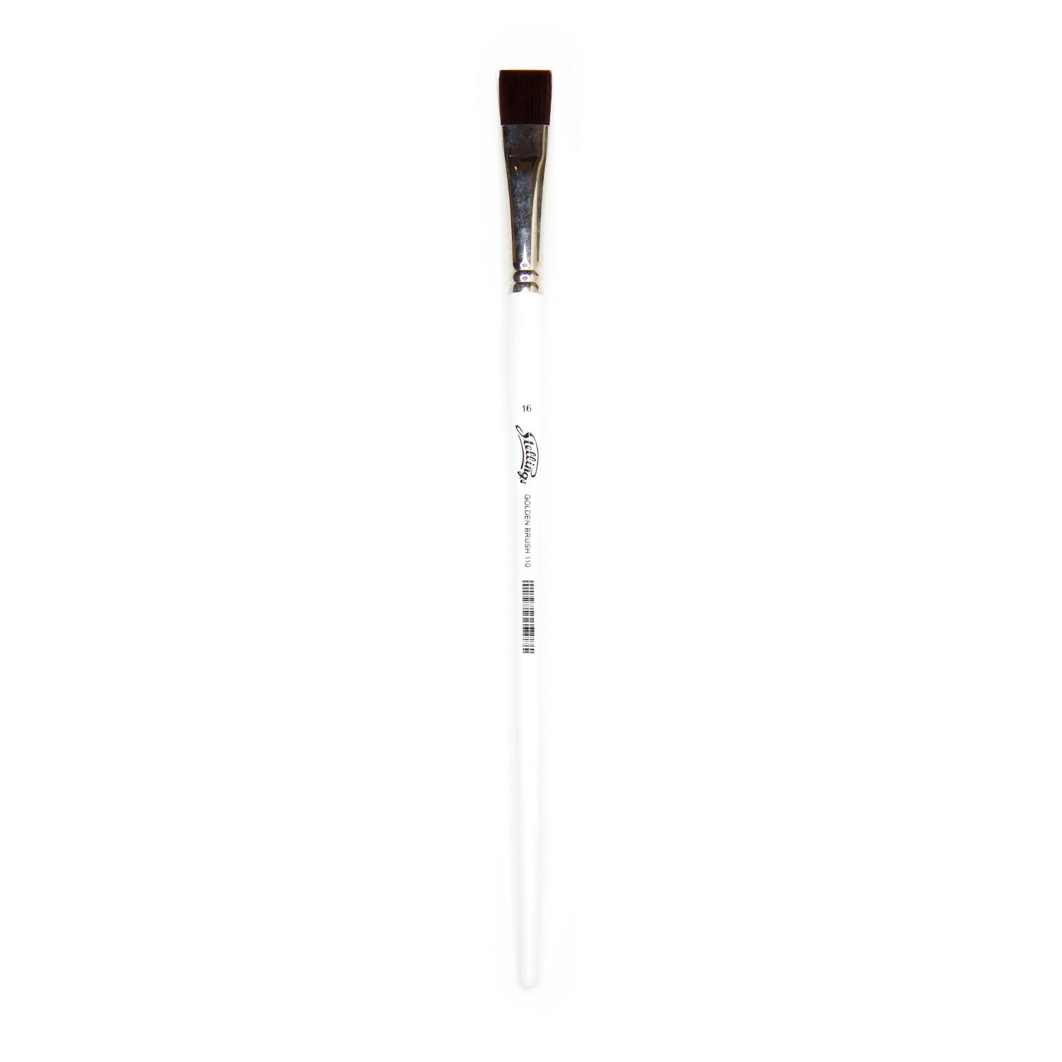 Stellings Golden Brush serie 110 platt akrylpensel för akrylfärg