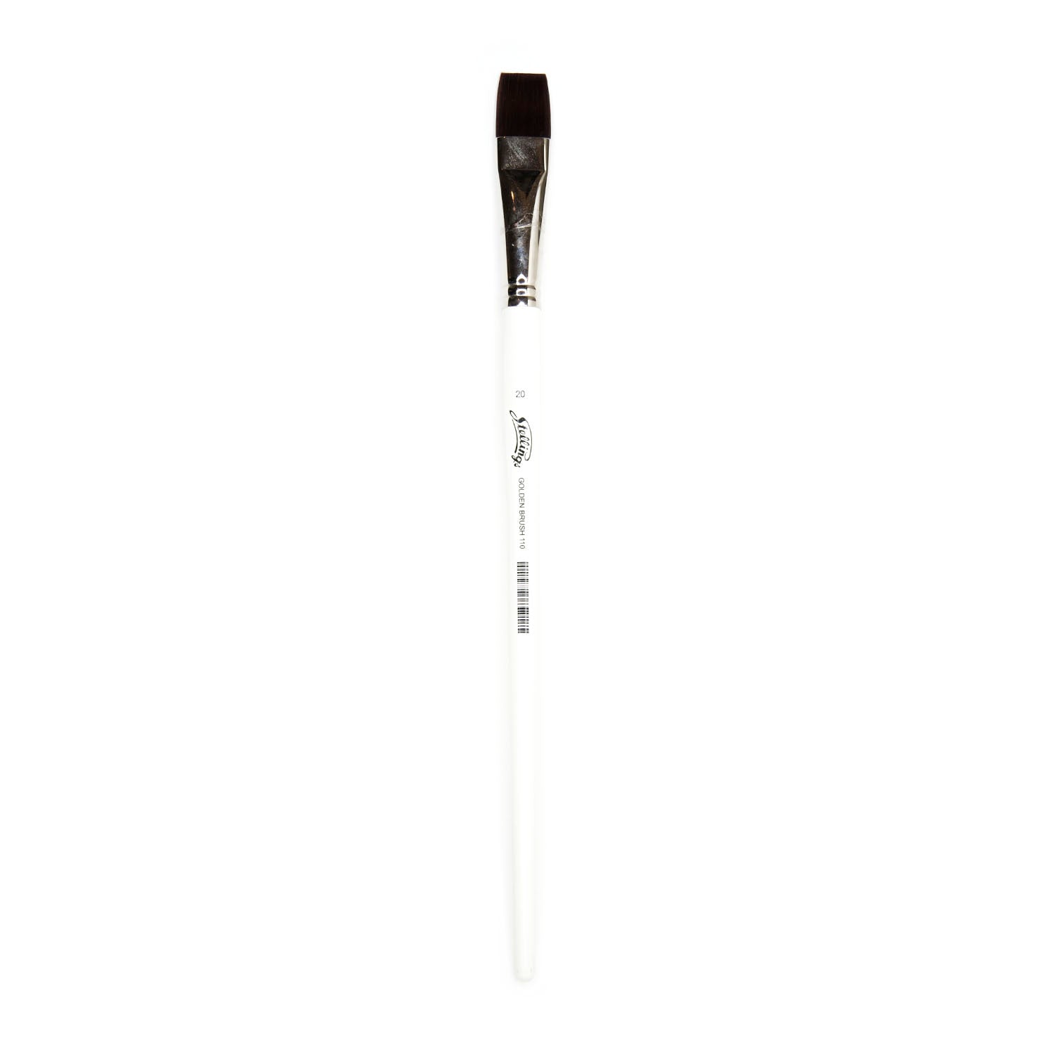 Stellings Golden Brush serie 110 platt akrylpensel för akrylfärg