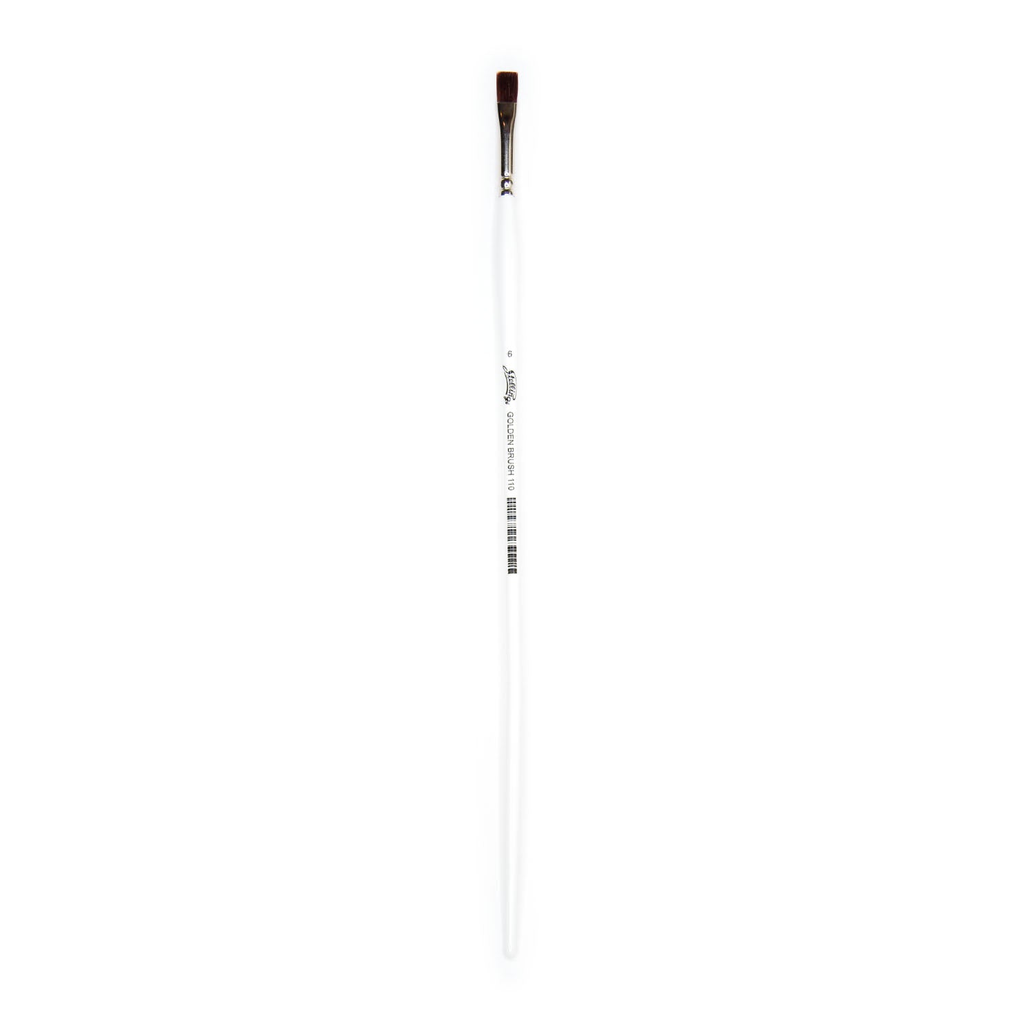 Stellings Golden Brush serie 110 platt akrylpensel för akrylfärg