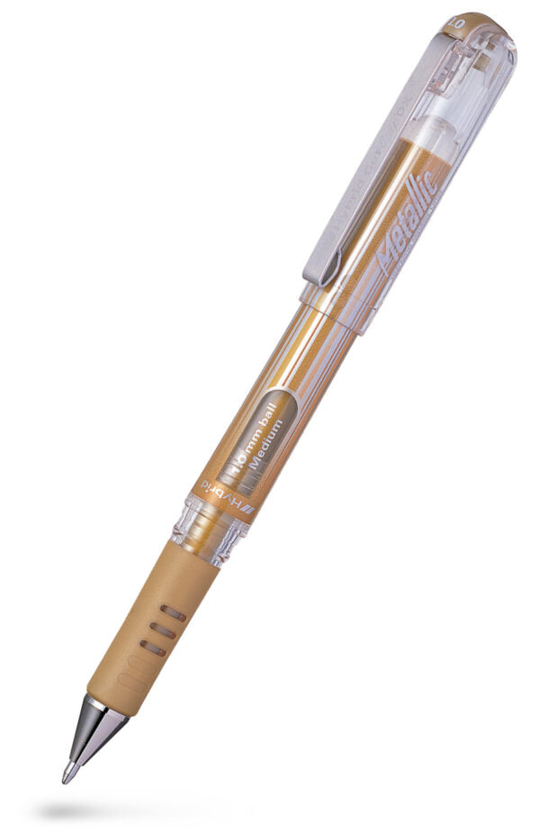 PENTEL K230 Hybrid Gel Grip DX Metallic Guld