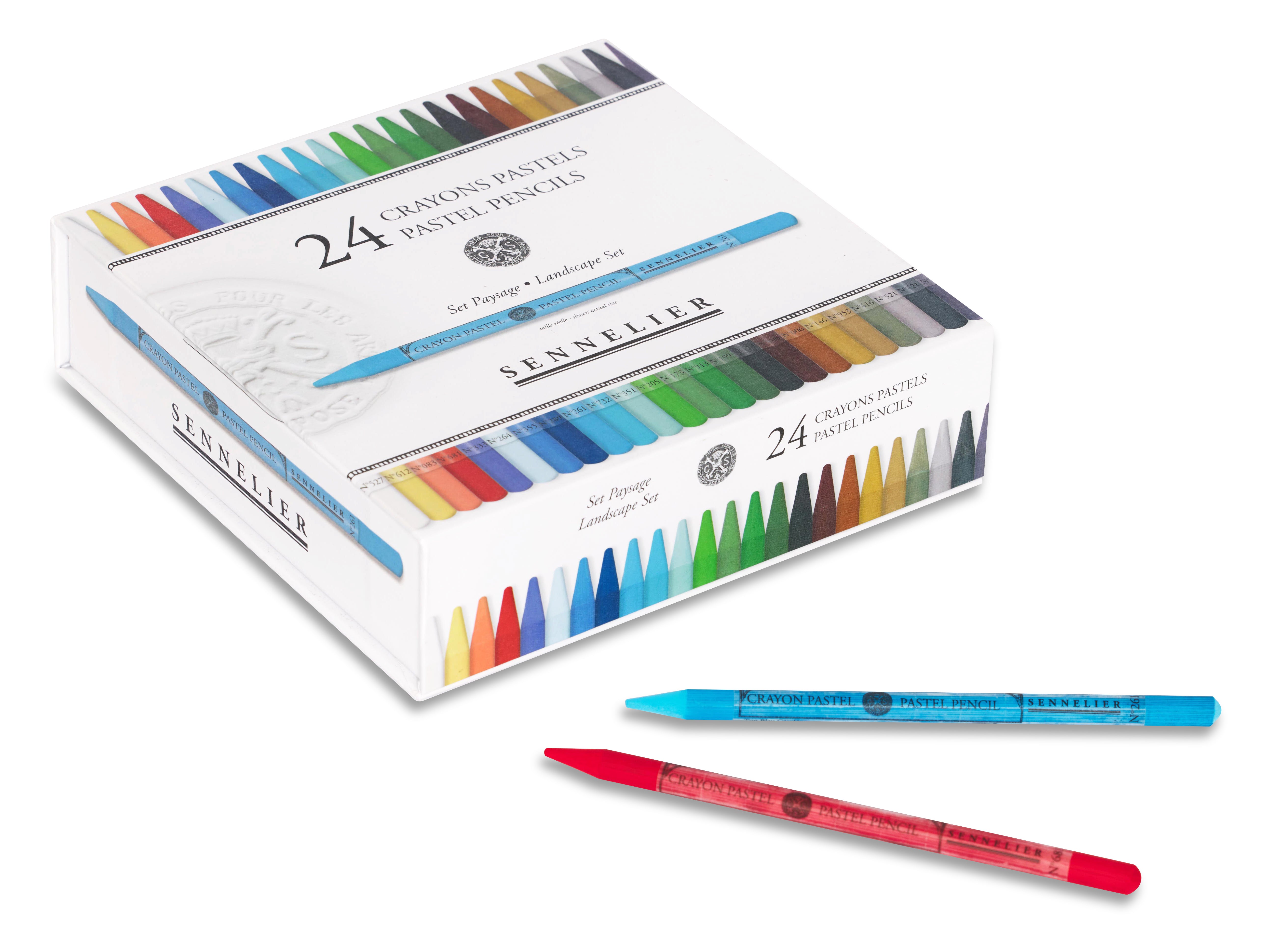 Sennelier Pastel Pencil Sæt 24 stk. - Landskab
