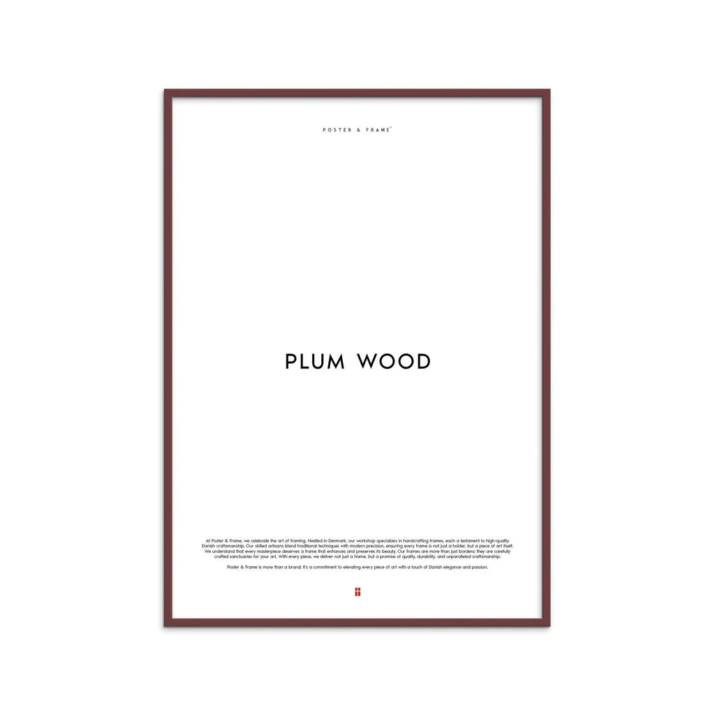 Træramme - Plum