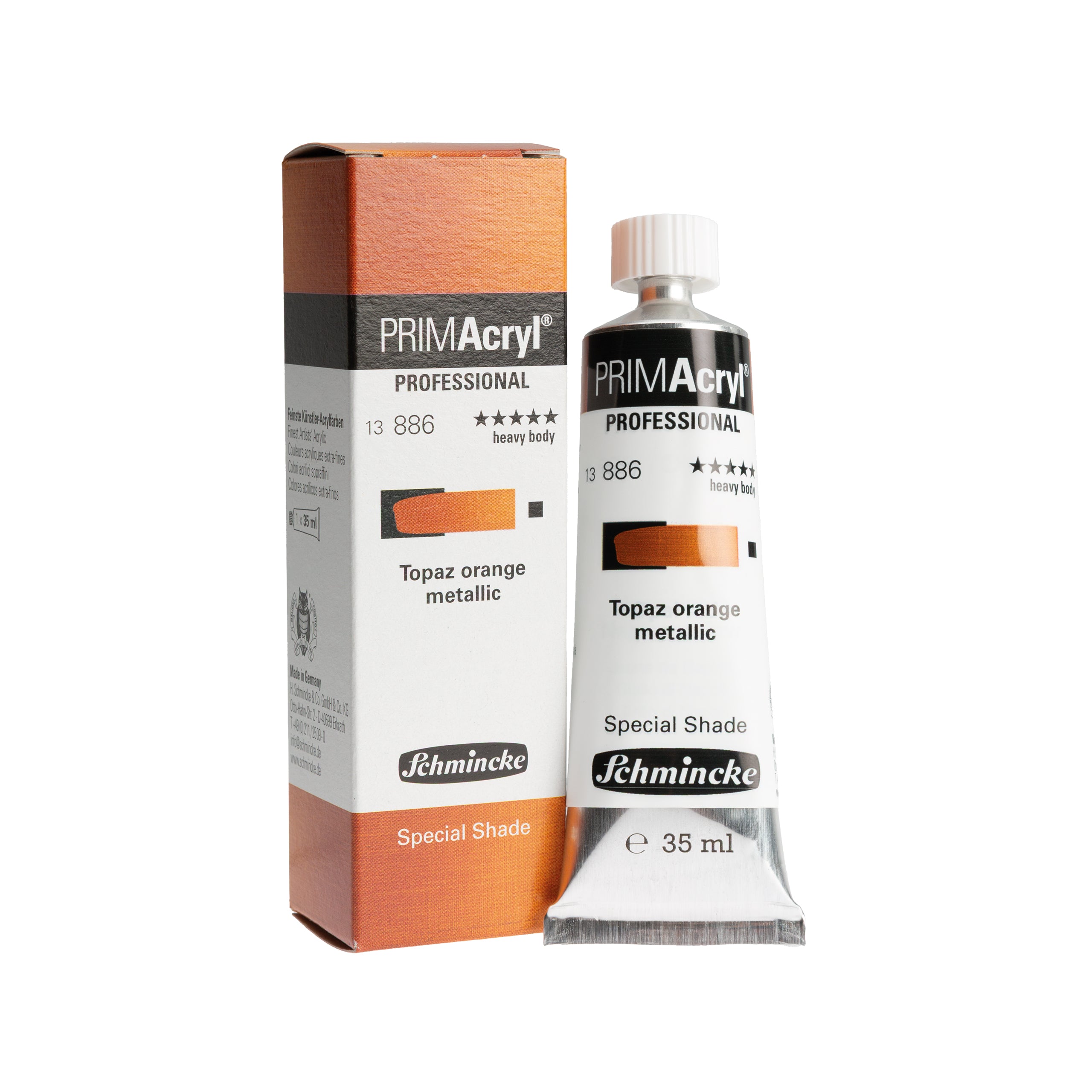 Schmincke PRIMAcryl HB 35ml Topaz Orange Metallic 866