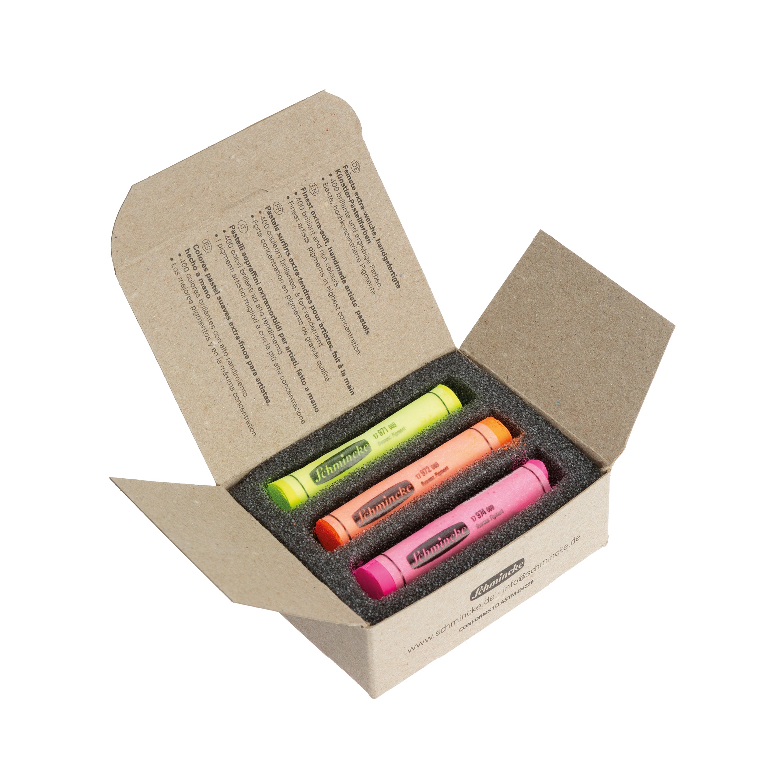 Schmincke Dry Pastel Set 3 st Neon