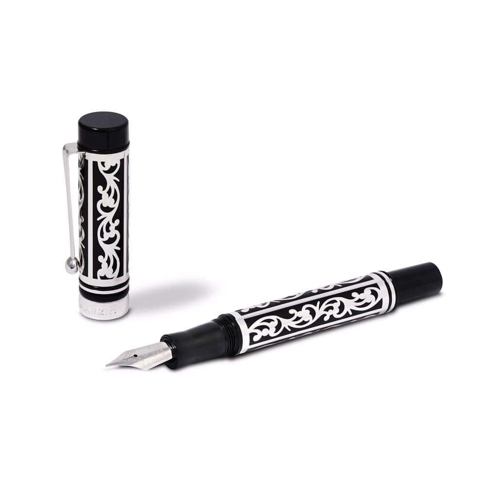 Campo Marzio Campo Marzio | FILIGREE FOUNTAIN PEN SILVER DINERS