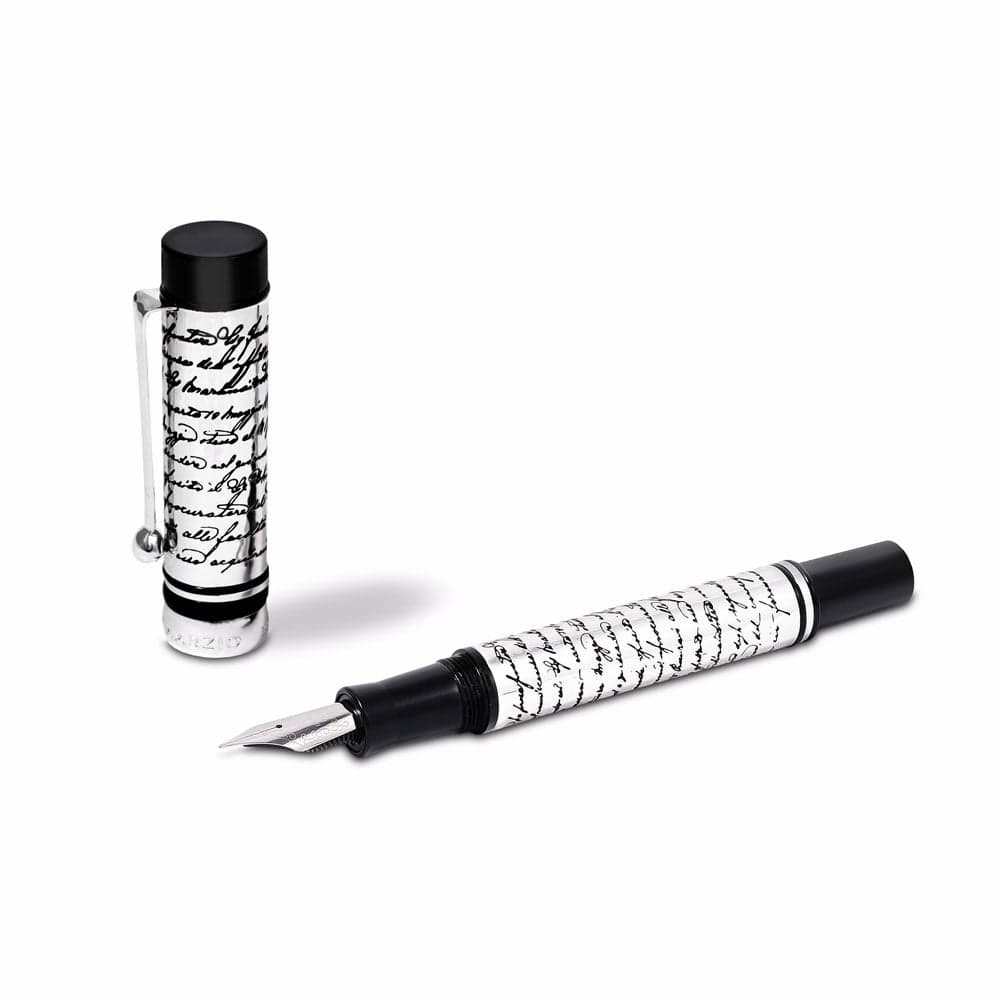 Campo Marzio Campo Marzio | FILIGREE FOUNTAIN PEN SILVER SCRITTA