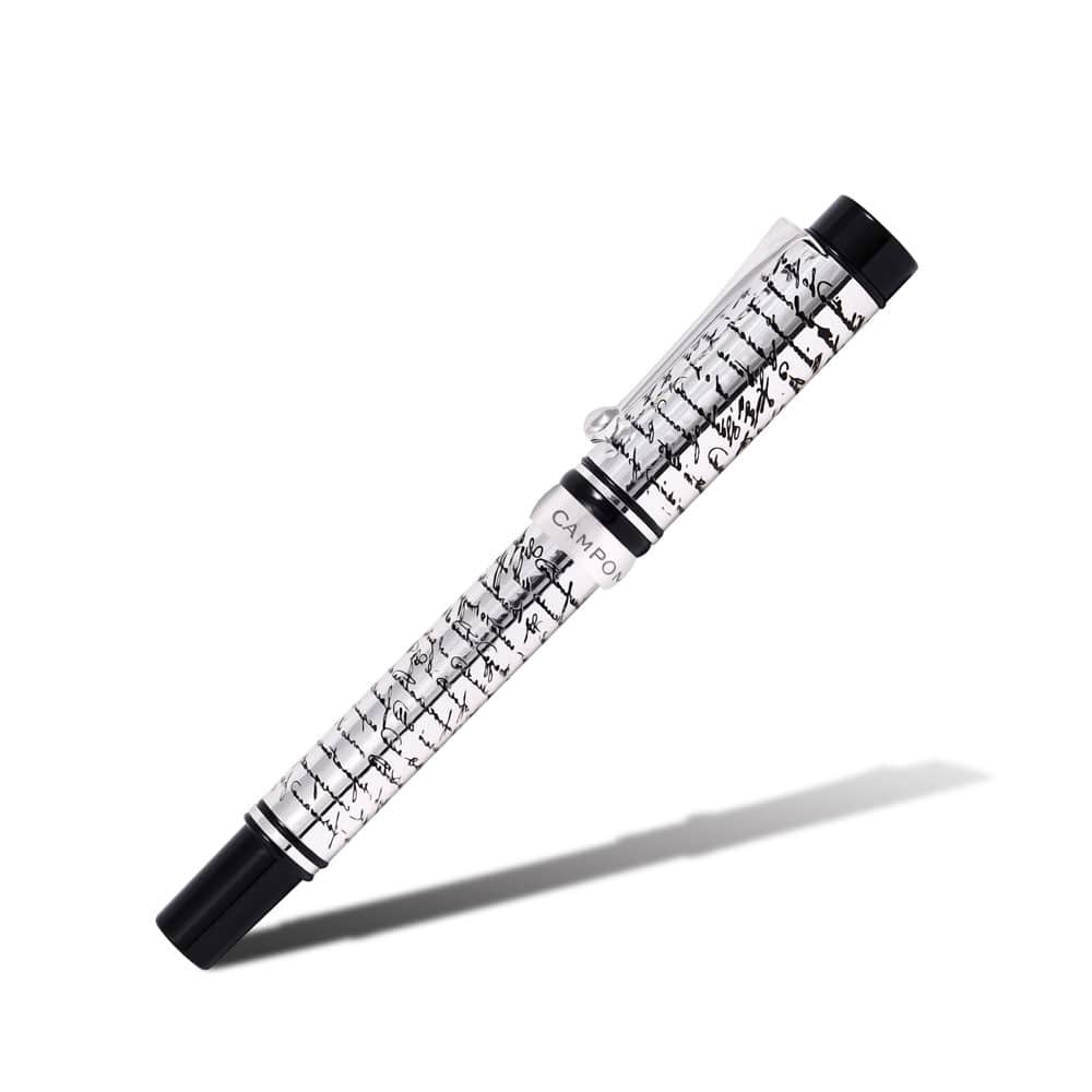 Campo Marzio Campo Marzio | FILIGREE FOUNTAIN PEN SILVER SCRITTA