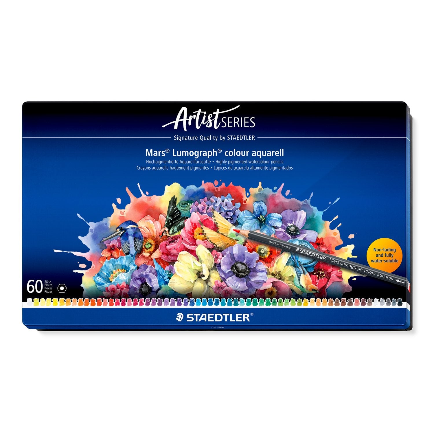 Staedtler Mars Lumograph colour Aquarell sæt 60 stk.