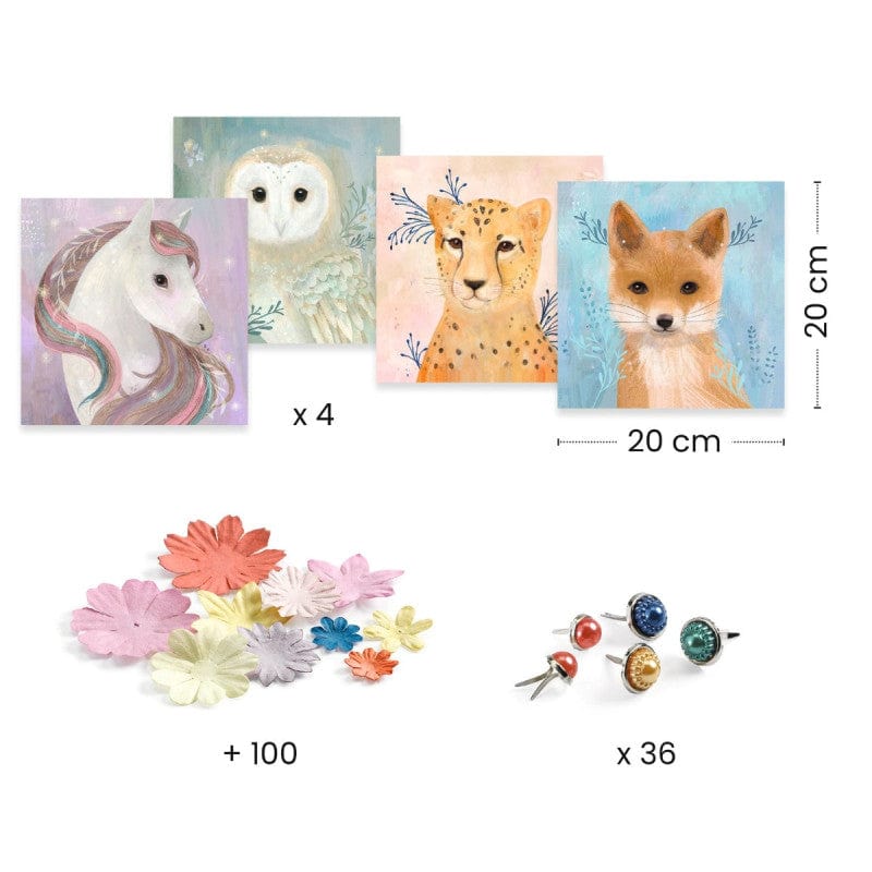 Djeco DJECO 3D blomsterkroner