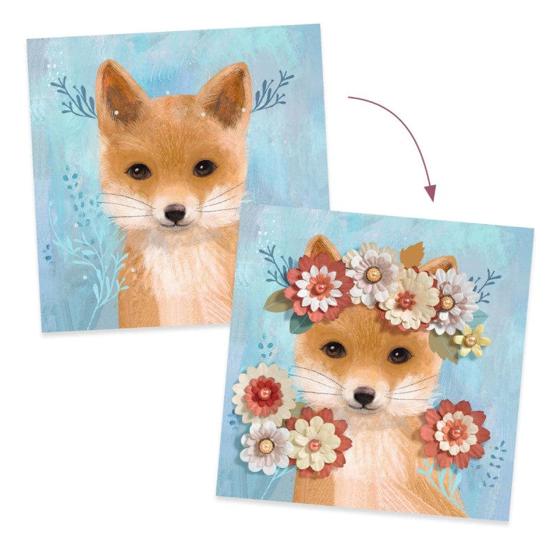 Djeco DJECO 3D blomsterkroner