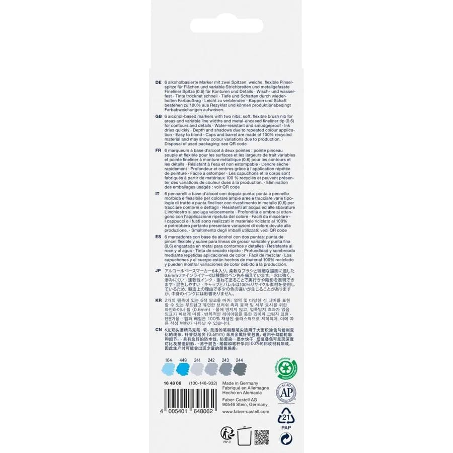 Faber-Castell Faber-Castell Sketch marker Goldfaber Product Design 6 ass