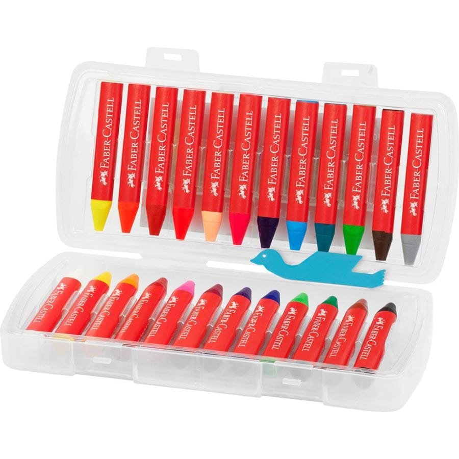 Faber-Castell Farveblyanter Faber-Castell Jumbo Wax Crayons box 24 stk