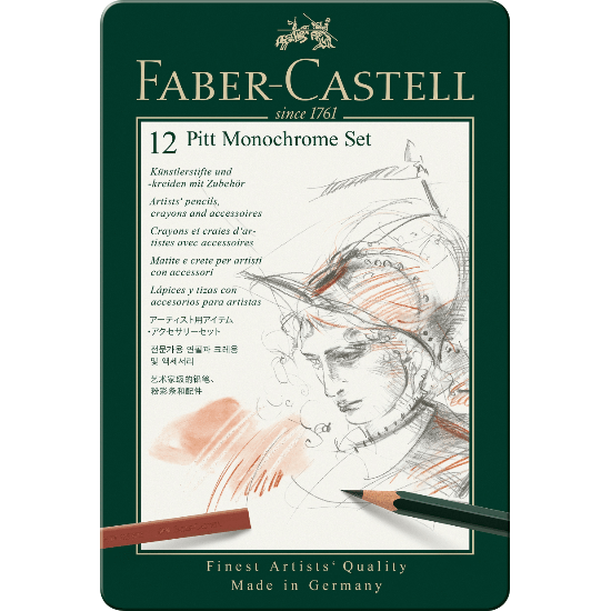 Faber-Castell Farveblyanter Faber-Castell Pitt monochrome tinæske (Flere Varianter)