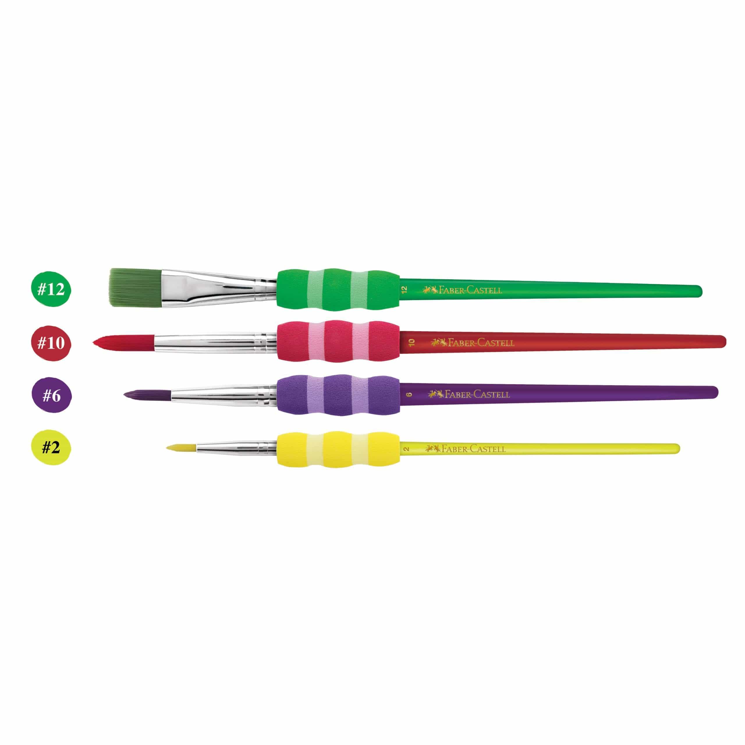 Faber-Castell Pensel Faber Castell Penselsæt med 4 pensler