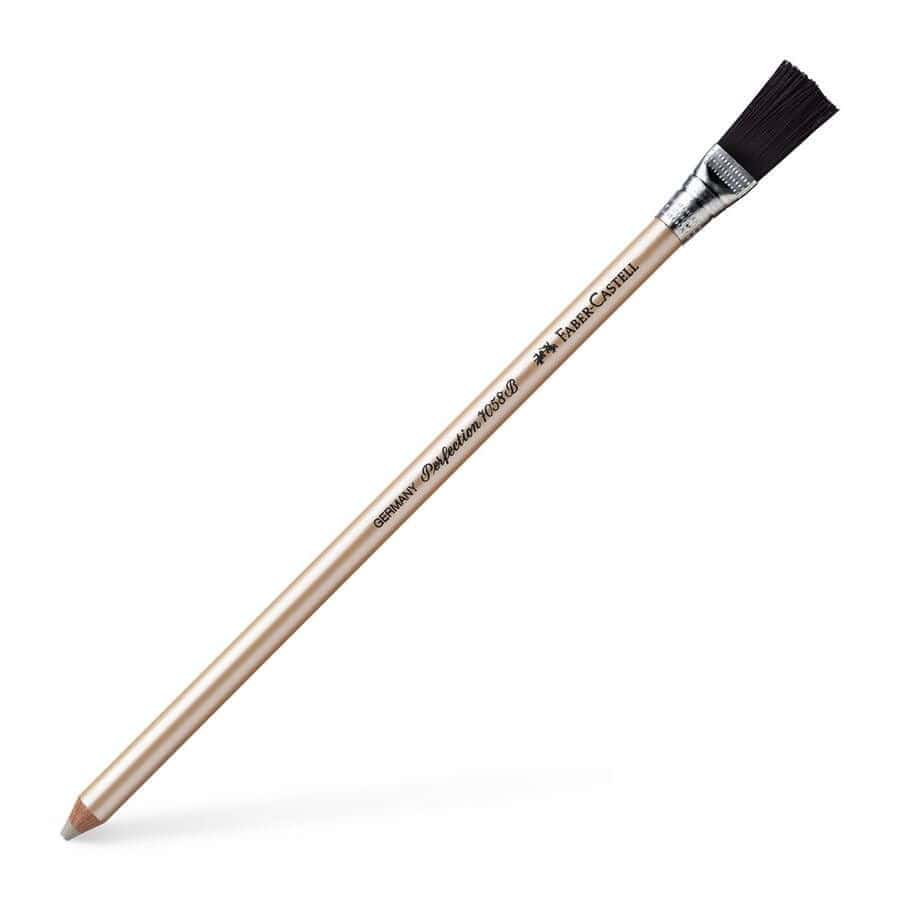 Faber-Castell Tilbehør Hvid med børste 7058 B Faber-Castell Viskeblyanter