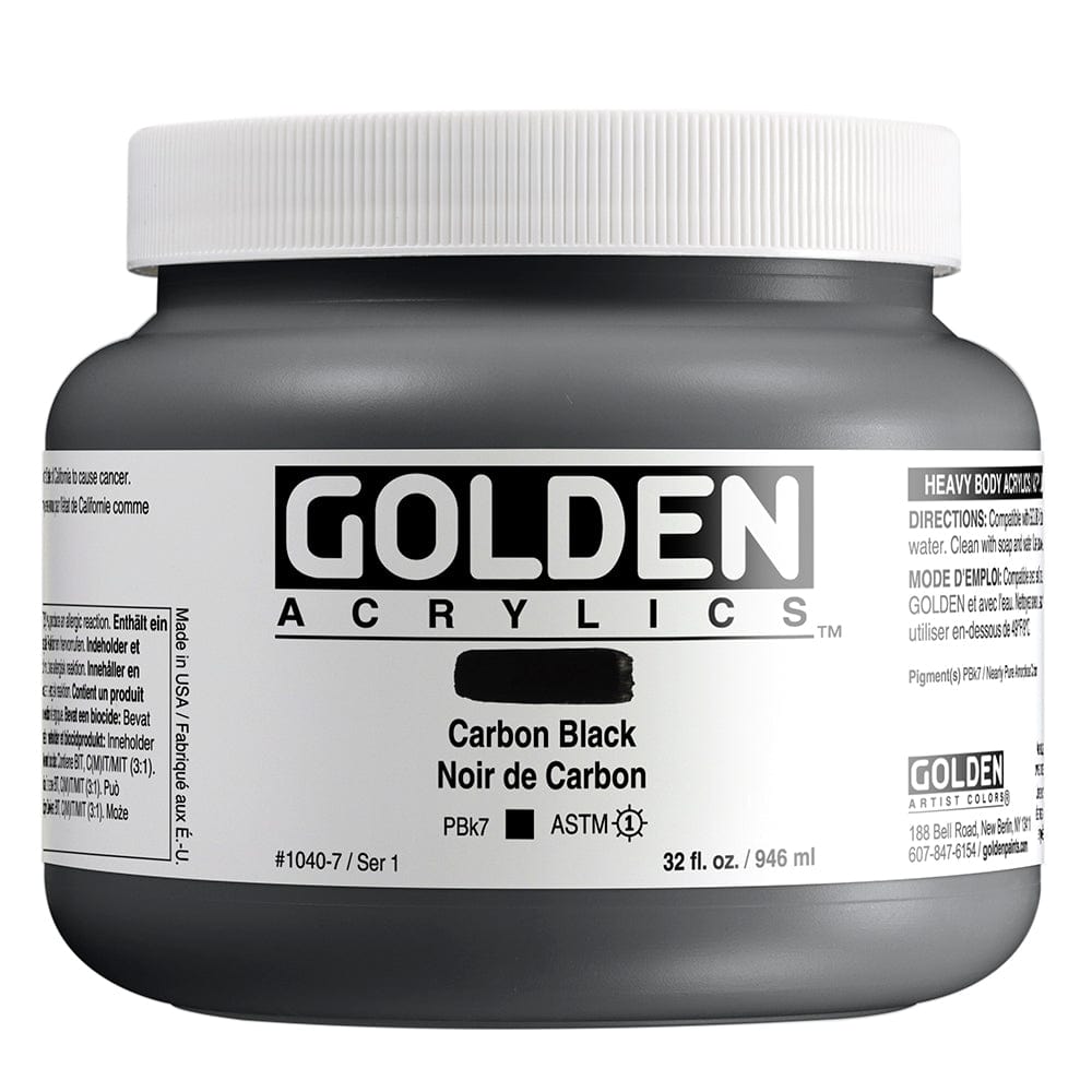 Golden Heavy Body 946ml Carbon Black