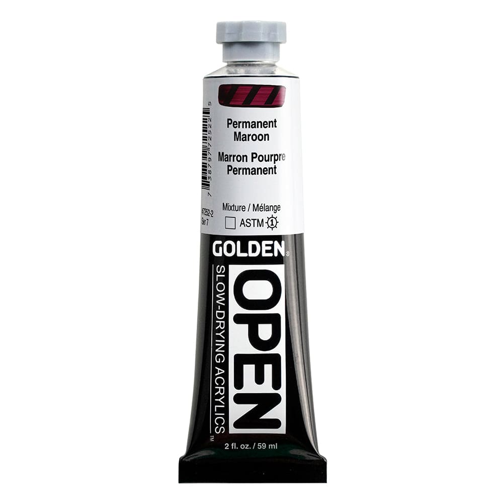 Golden Open Permanent Maroon