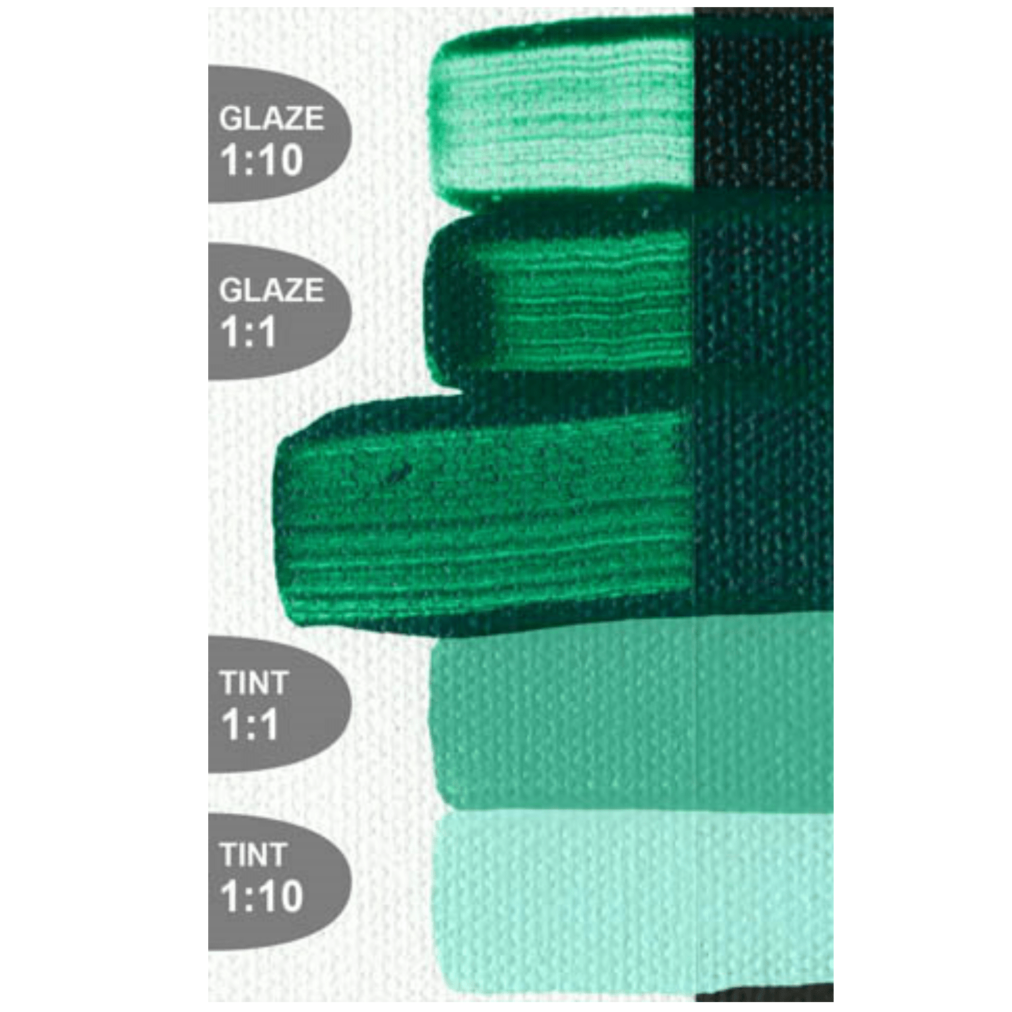 Golden Open Viridian Green Hue