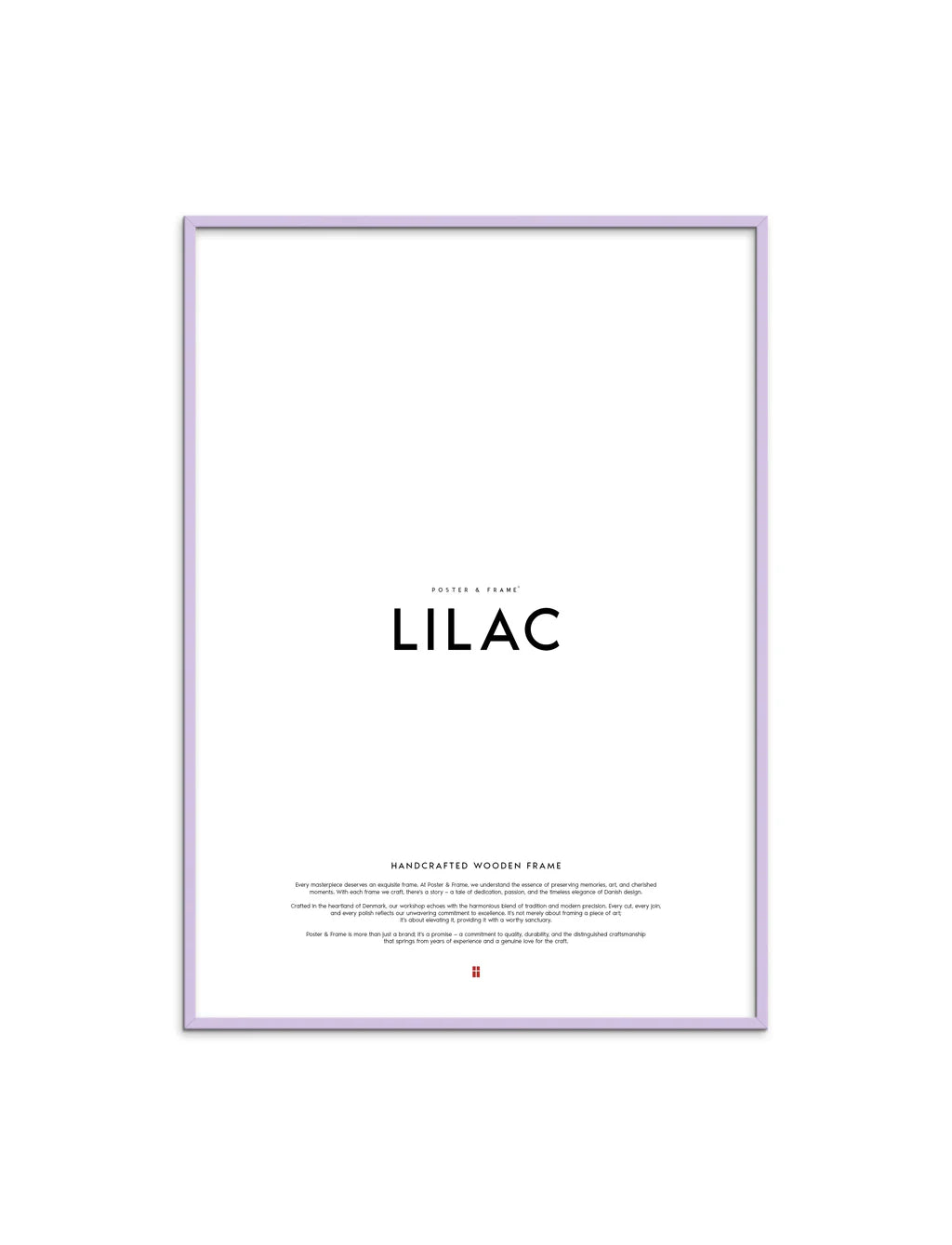 Træramme - Lilla