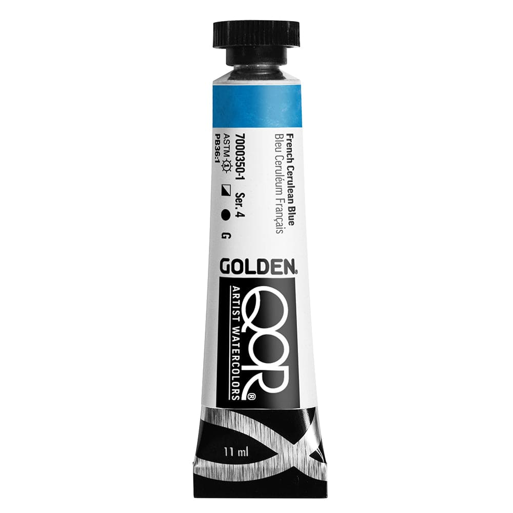 QoR Akvarelmaling 11ml French Cerulean Blue