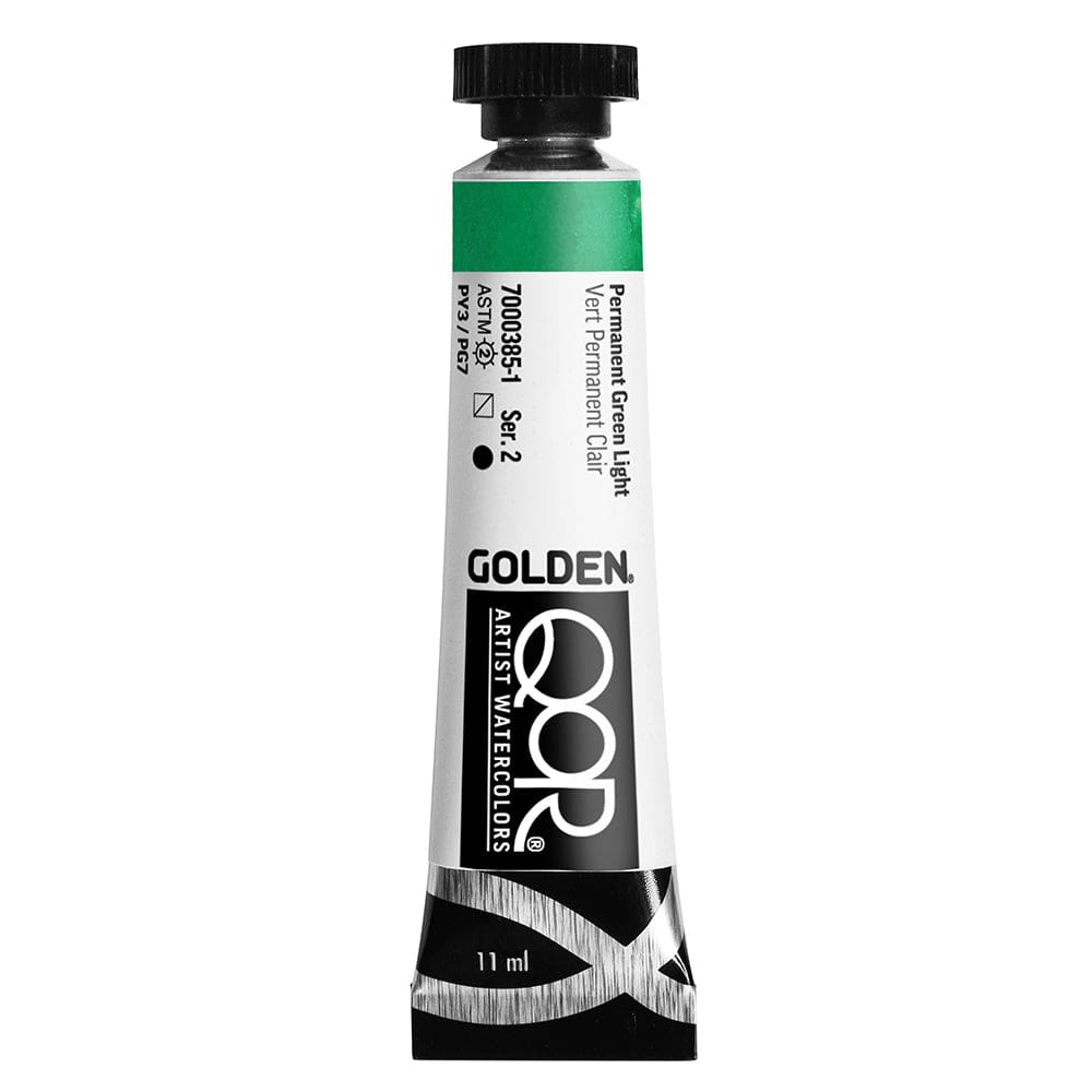 QoR Akvarelmaling 11ml Permanent Green Light