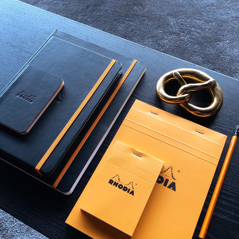 Rhodia Rhodia ORANGE head stapled pad N°13 - Linjeret
