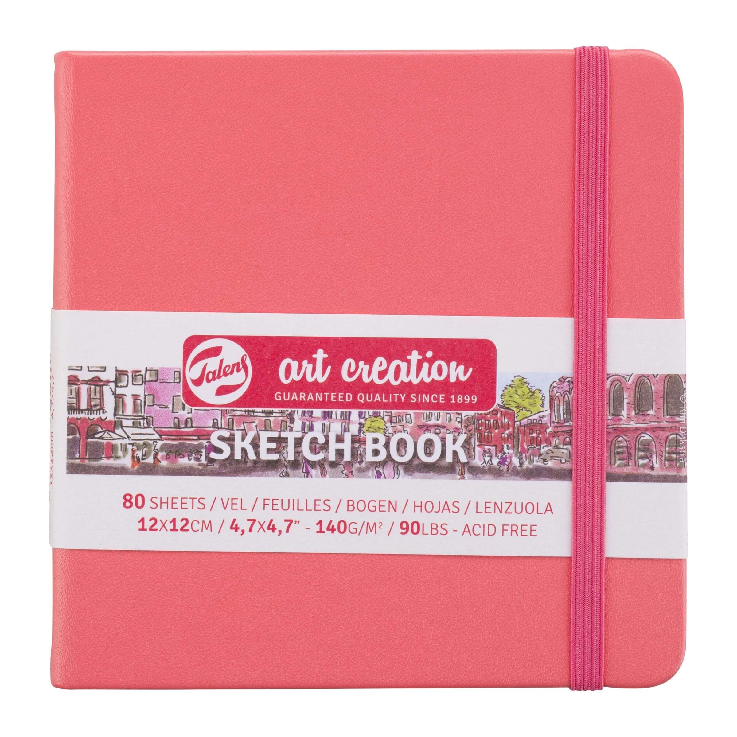 Royal Talens Sketch Book Talens Book CORAL 12X12 140G#
