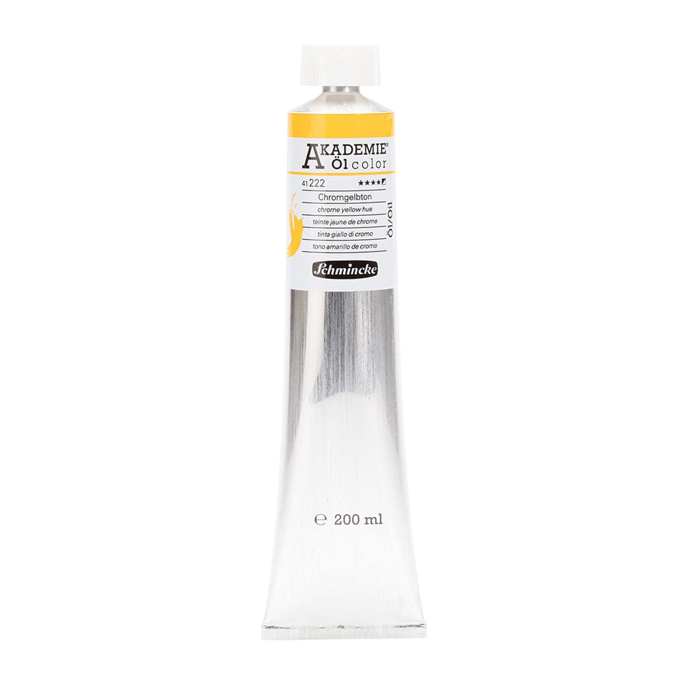 Schmincke Akademie Oil 200ml Chrome Yellow Hue