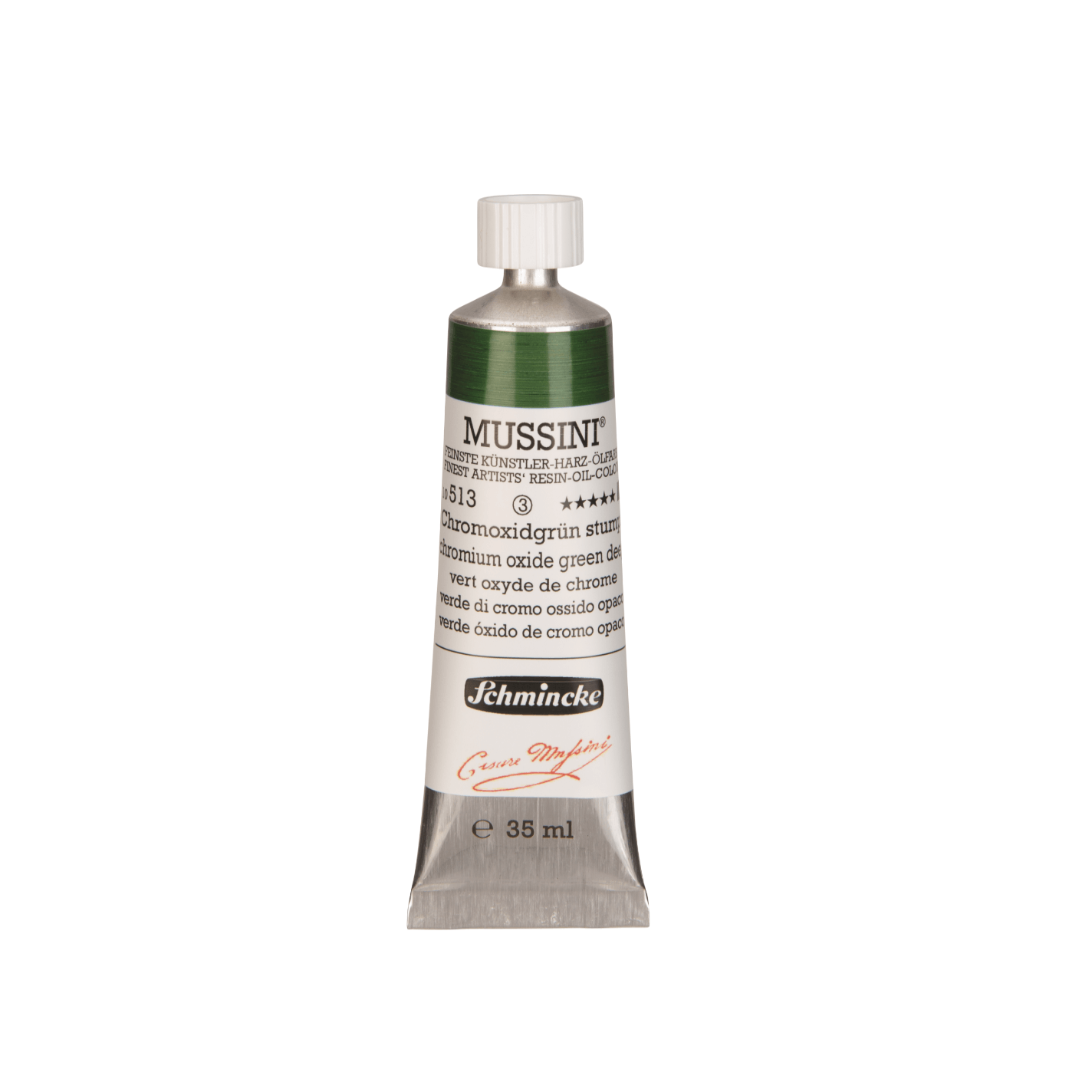 Schmincke Mussini 35ml Chromium Oxide Green Deep