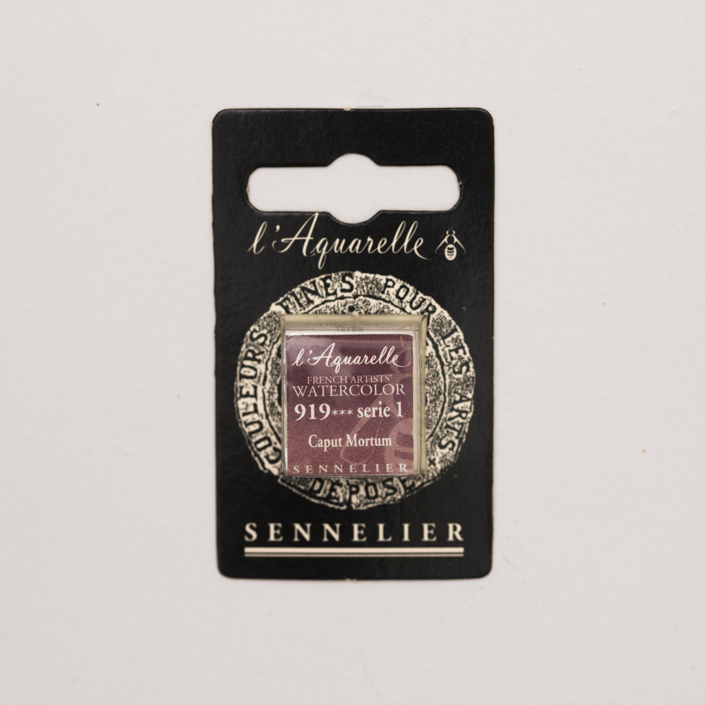 Sennelier Aquarelle pans 1/2 pan Caput Mortum
