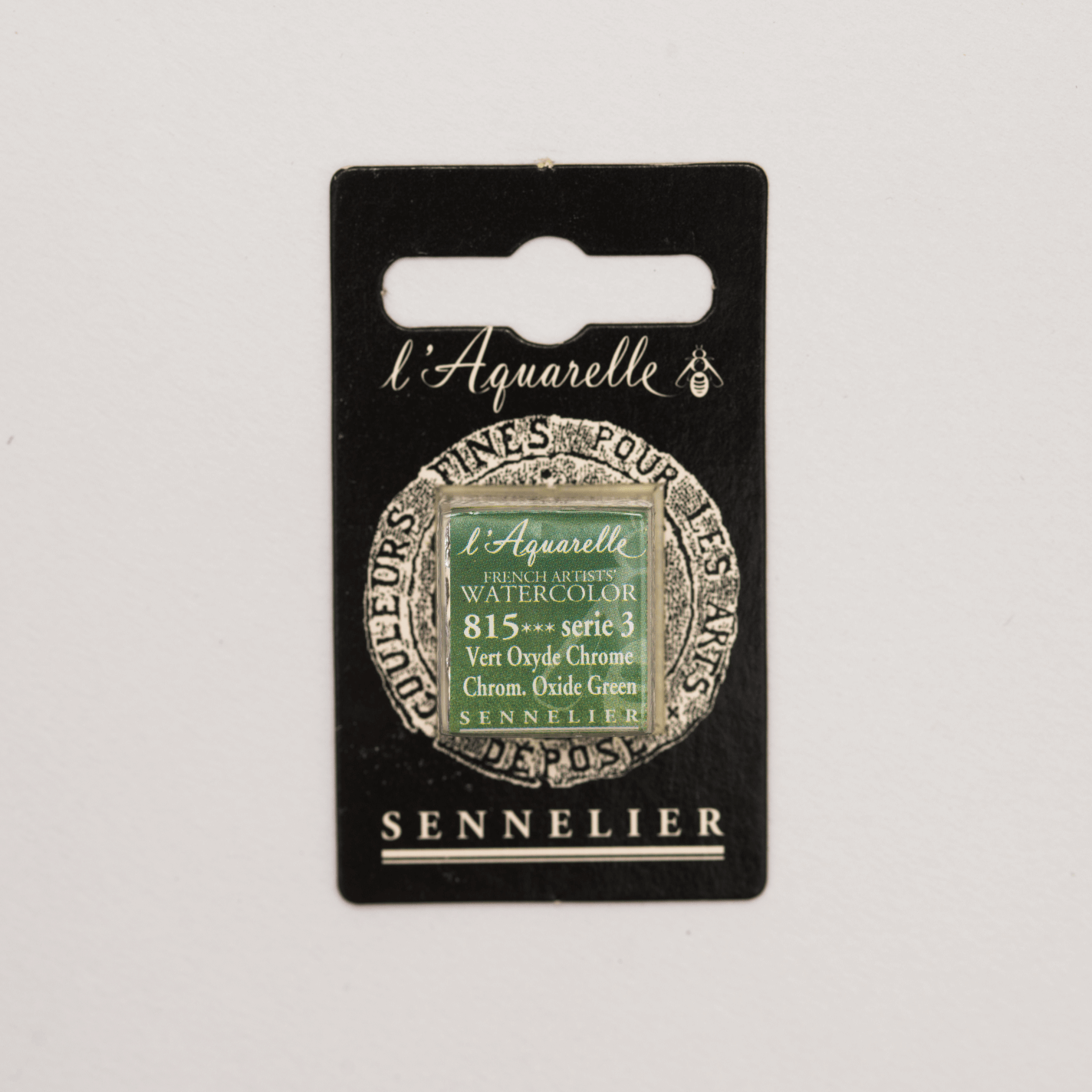 Sennelier Aquarelle pans 1/2 pan Chromium Oxide Green