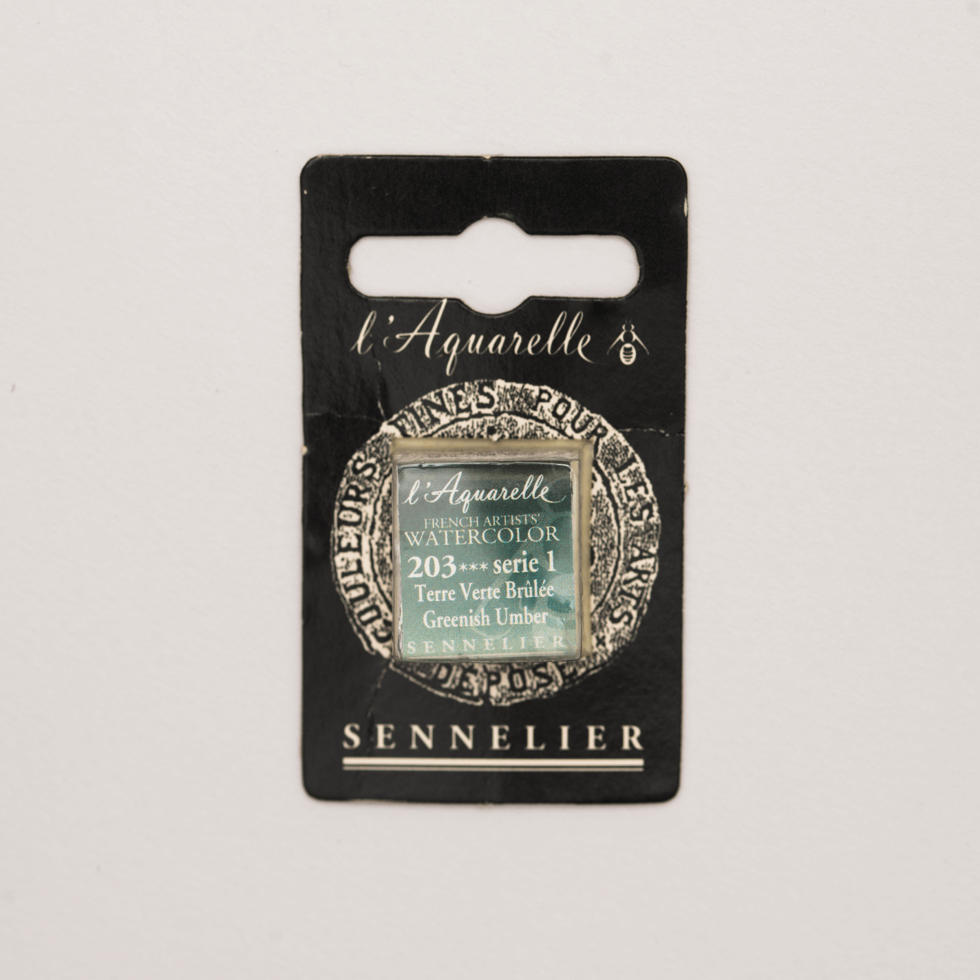 Sennelier Aquarelle pans 1/2 pan Greenish Umber