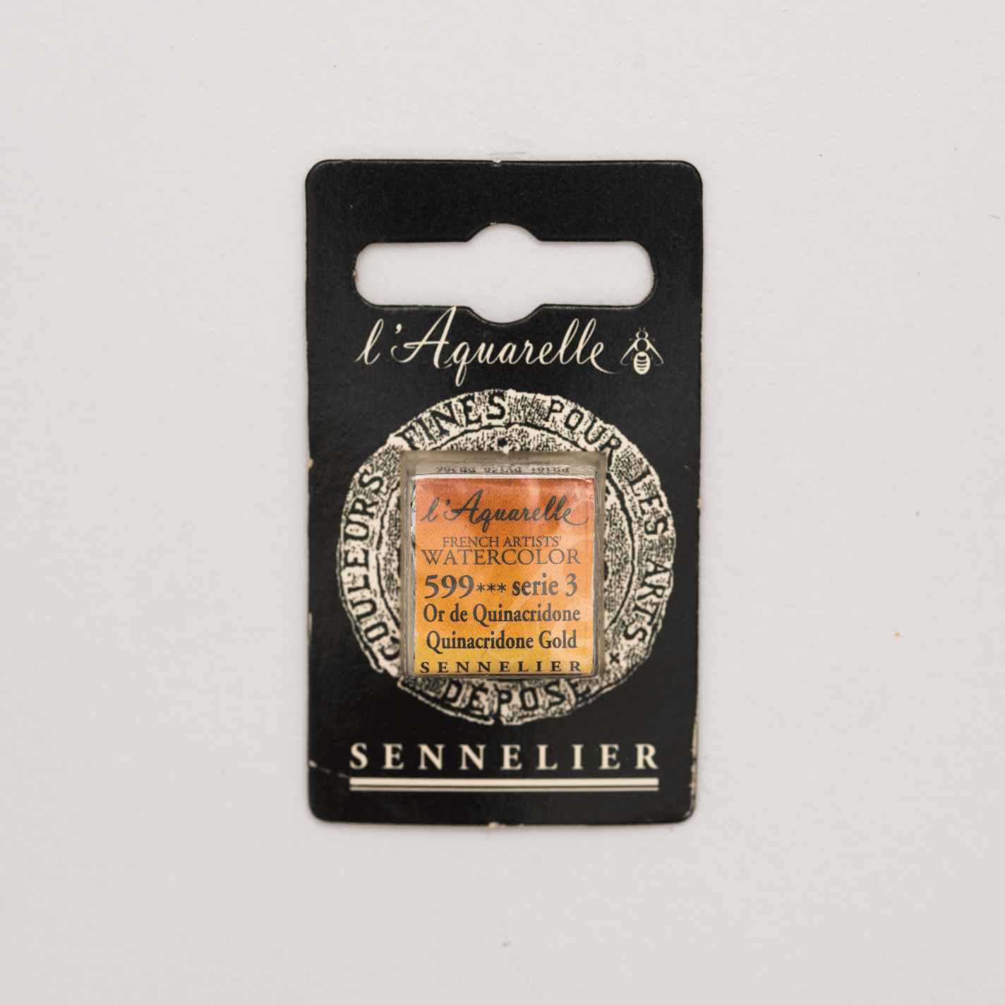 Sennelier Aquarelle pans 1/2 pan Quinacridone Gold