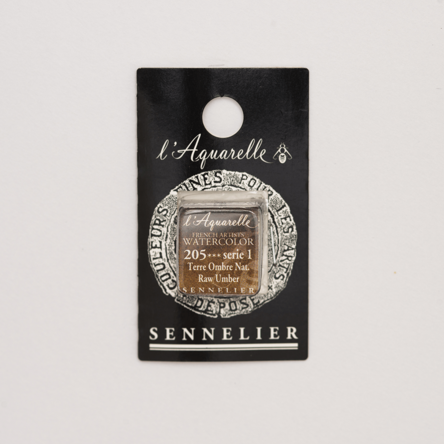 Sennelier Aquarelle pans 1/2 pan Raw Umber