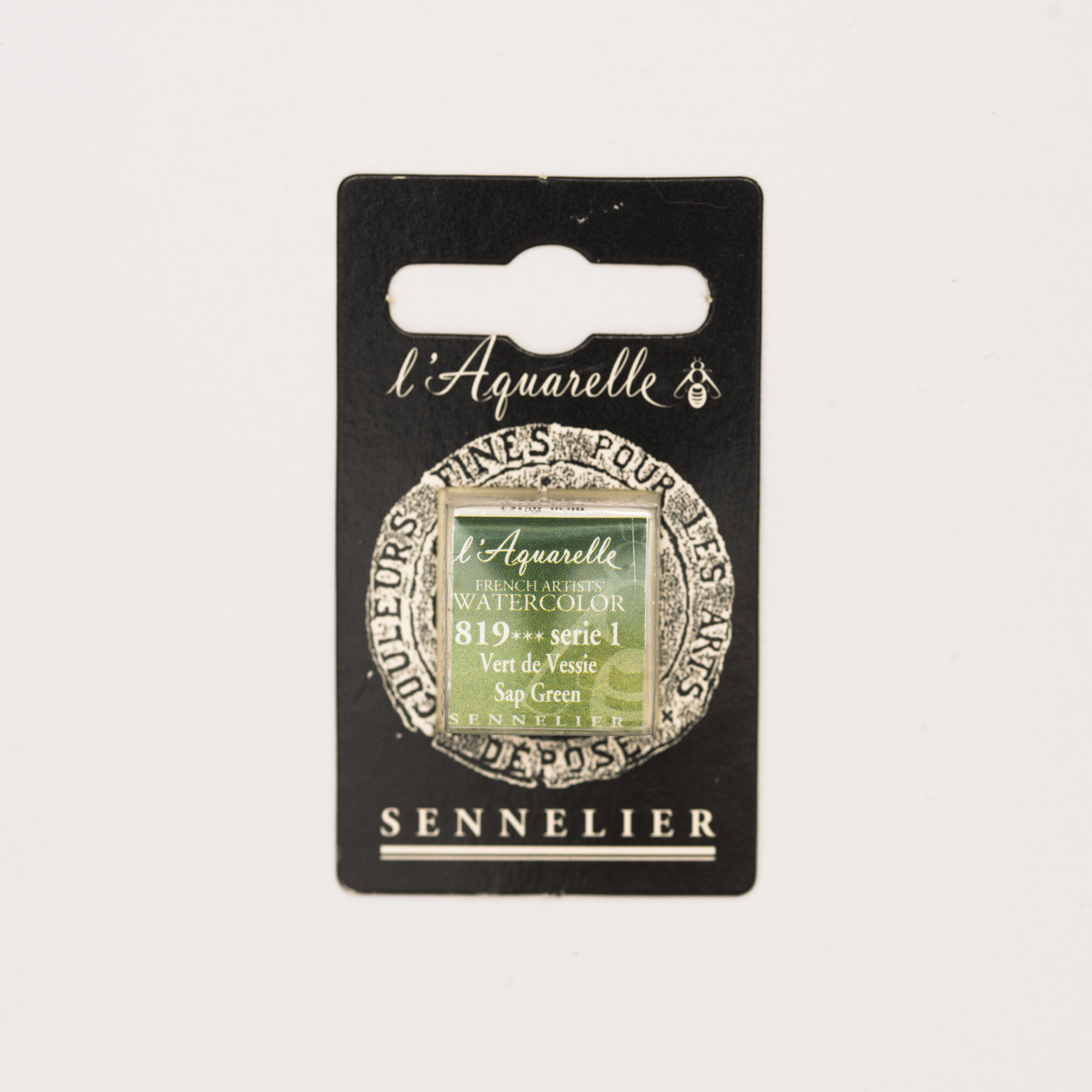 Sennelier Aquarelle pans 1/2 pan Sap Green