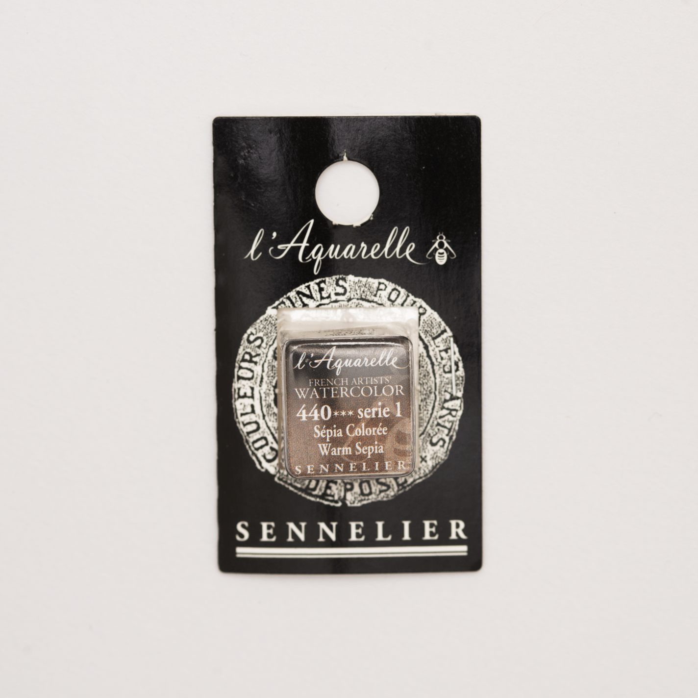 Sennelier Aquarelle pans 1/2 pan Warm Sepia