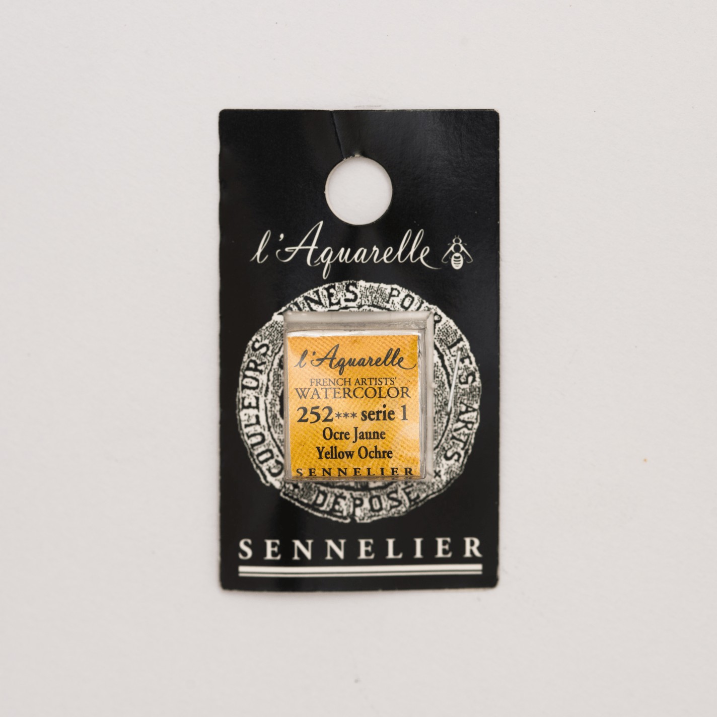 Sennelier Aquarelle pans 1/2 pan Yellow Ochre