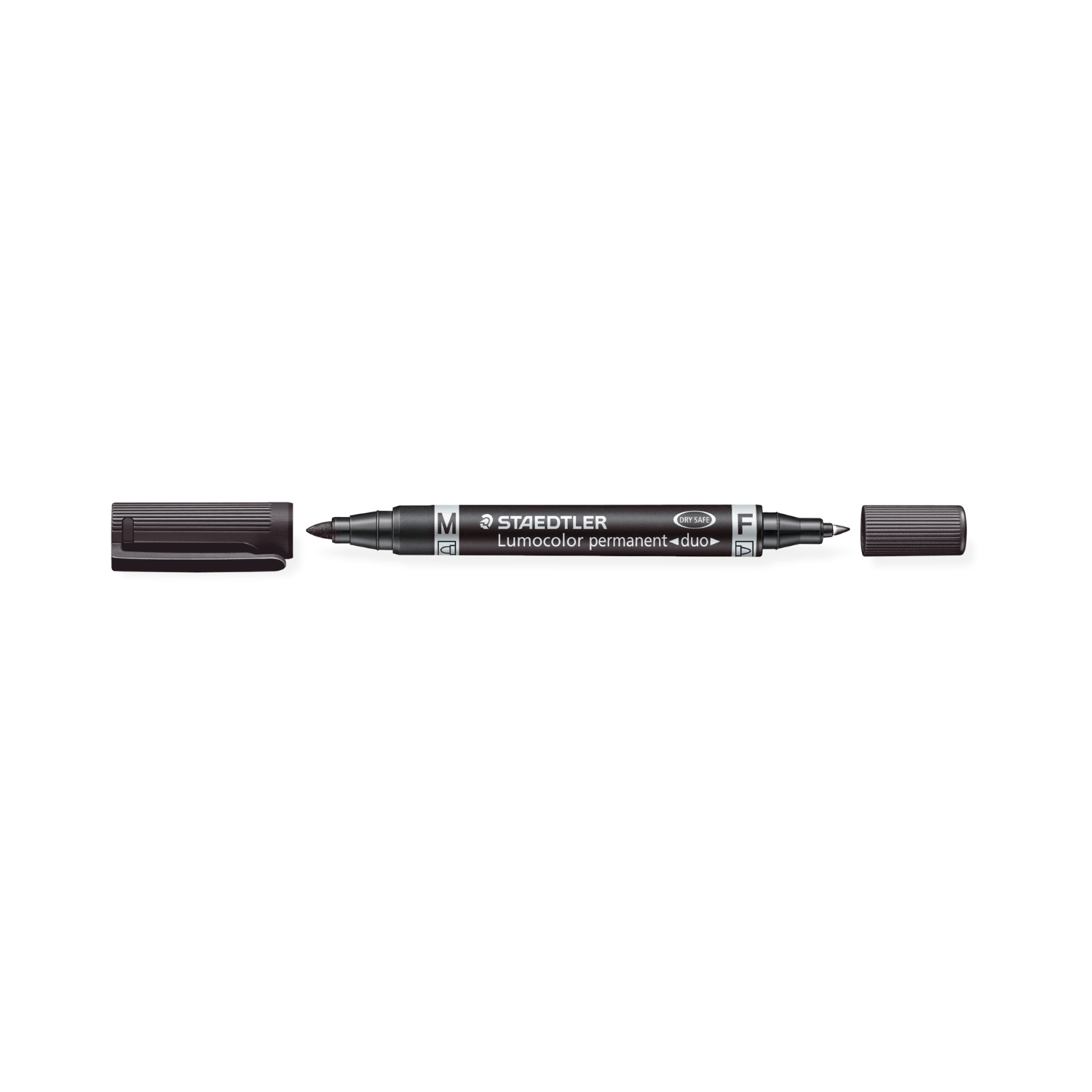 Staedtler Tuscher Sort med dobbelt spids Staedtler Permanent marker